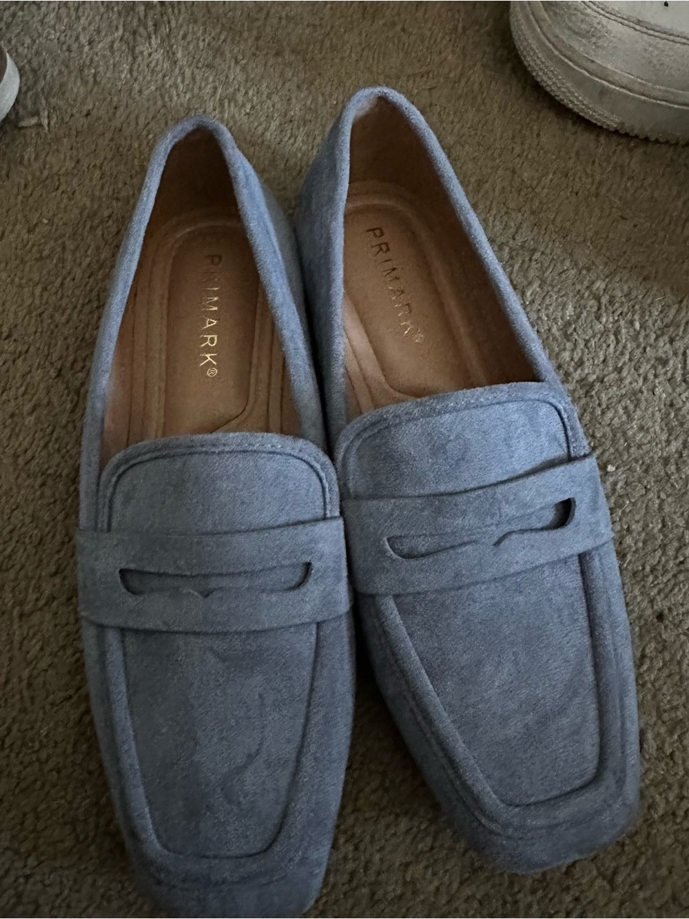 Blue/Gray Loafers